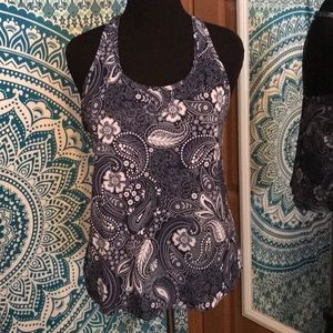 Paisley workout tank
